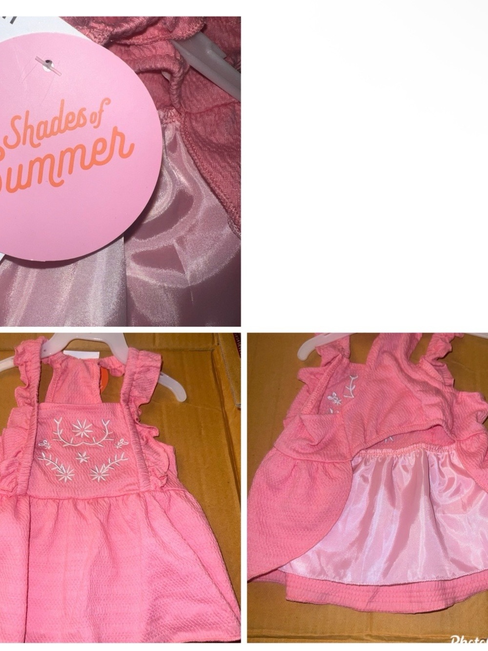 Dog Dress Size Small Pink Ruffled Dress Costume
